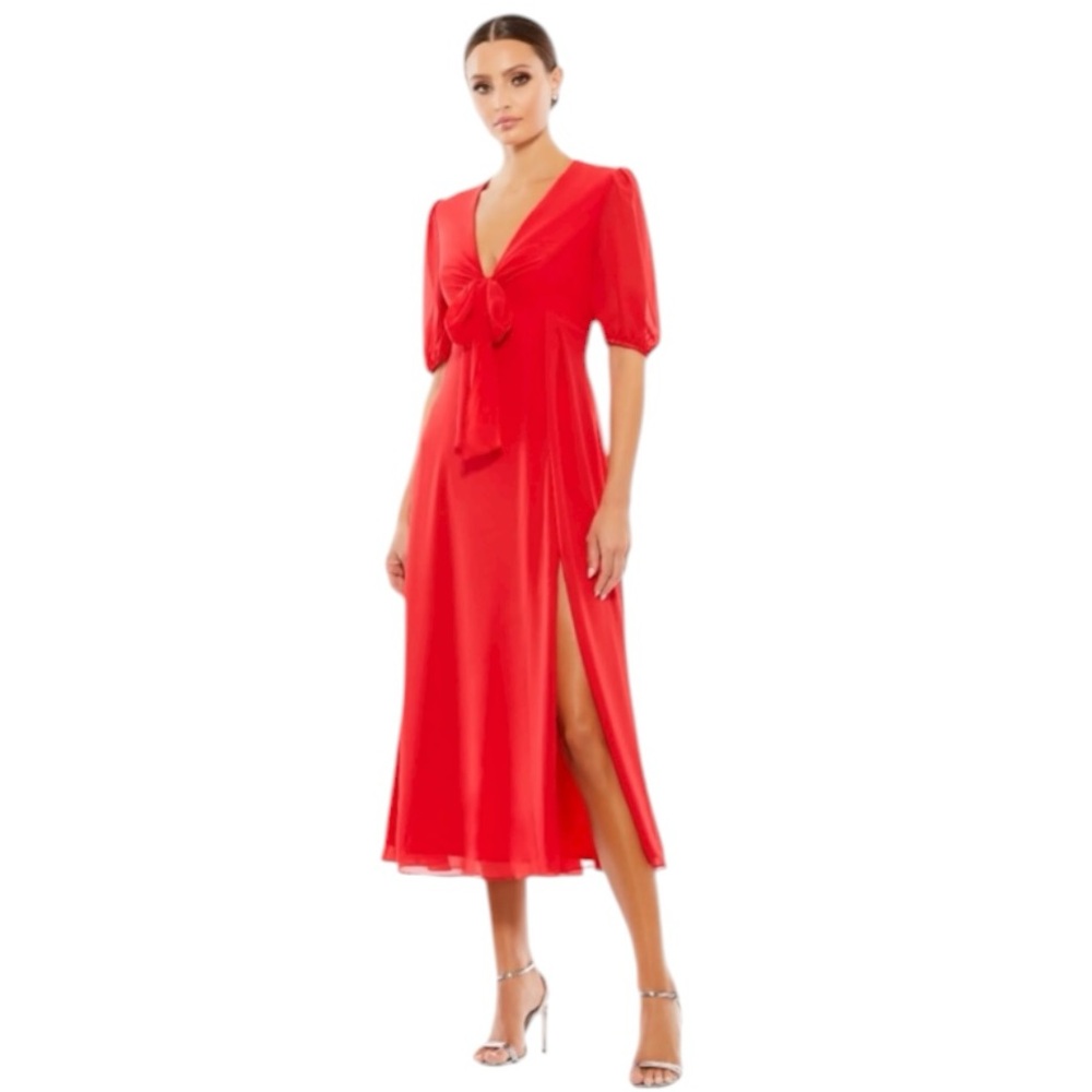 NWT! $298 Mac Duggal Dress #55627 Red Dress